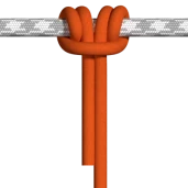 Prusíkův uzel (konec lana)