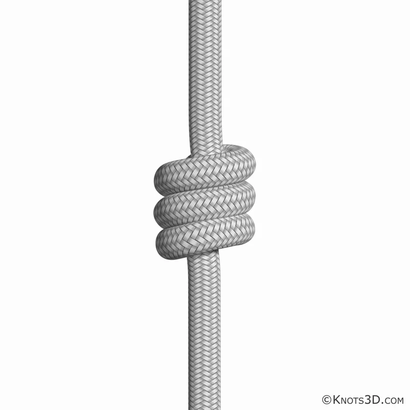 Animation: Dreifacher Überhandknoten
