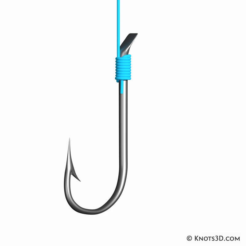 Animation: Spade Hook Knot (Method 3)
