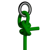 Nœud d'amarrage à deux demi-clés