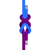 Nœud Simple Simon (dessous)