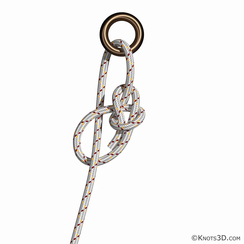 애니메이션: 접친 올무 매듭