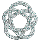 터번 모양 장식 매듭 (매트)