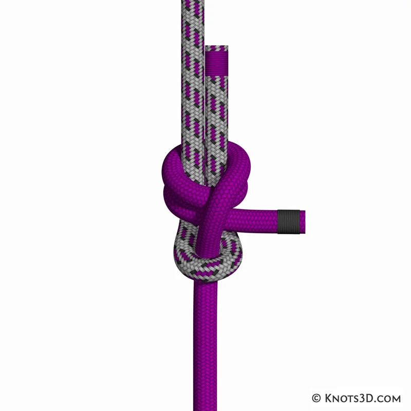 Animacja: Węzeł szotowy podwójny