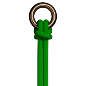 Бычий узел (петлёй)